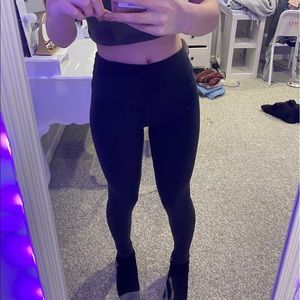 Grey High Waist Leggings